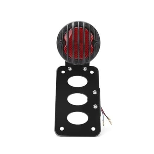 Feu stop arrière LED pour moto : roulez en toute sécurité avec ce support de plaque latéral