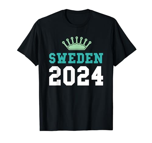 Svezia 2024 Squadra vacanze di viaggio Maglietta