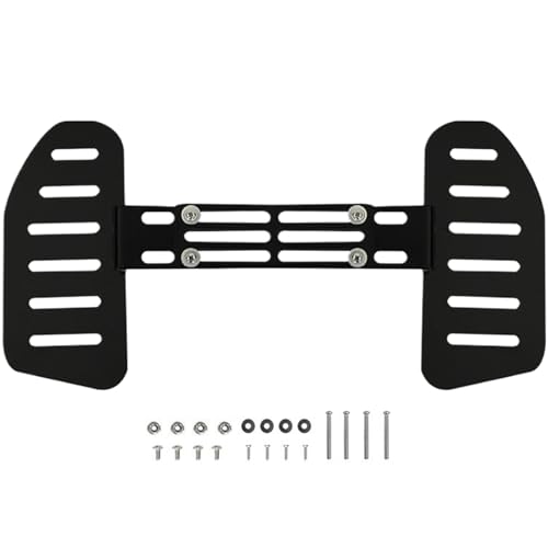 Accessoires de conduite moto ergonomiques avec repose-pieds et support élargi