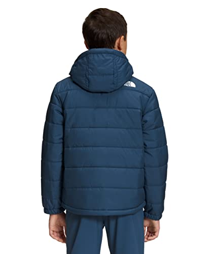 Image of The North Face Boys' Reversible Mount Chimbo Full Zip Hooded Jacket, Shady Blue, Small