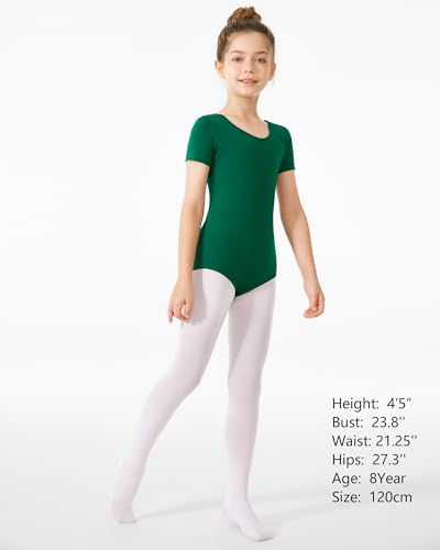 Image of Stelle Leotard for Girls Black Ballet Dance Leotard Gymnastics Outfits with Bow Back (Toddler /Little /Big Kids)