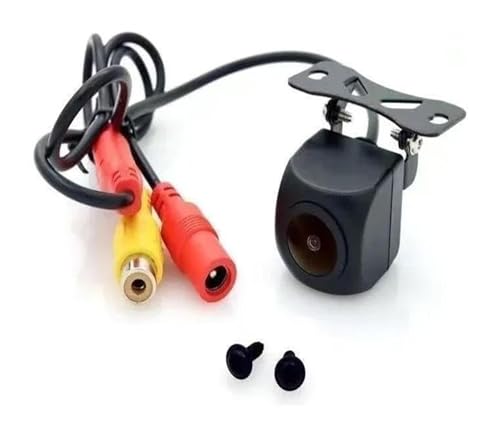 Camara Marcha Atras Cámara Visión Trasera Universal Para Vehículo Lente Ojo Pez Negro Visión Nocturna Resistente Agua Trayectoria Dinámica 170°AHD(Camera)