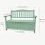 Jidanmian Outdoor Bench 2-Person Storage Bench Deck Box Solid Wood Weatherproof Garden Seating with 770 Lbs Weight Capacity for Balcony Porch & Park(C)