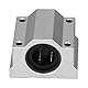 SCS25UU Gleitblock Aluminiumlegierung Linearbewegung Lager Gleitblockeinheit für für CNC-Maschinen 25mm ID