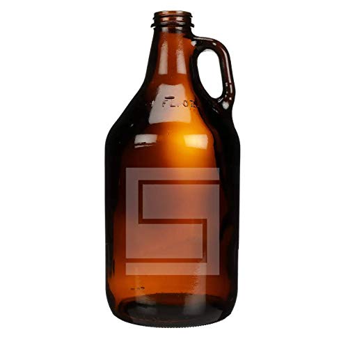 US Army - 69th Infantry Division SSI Shoulder Sleeve Patch Etched Glass Beer Growler 64 oz