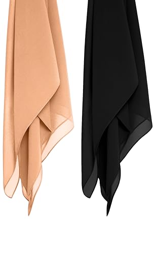 Image of Premium Georgette Hijab for Women, Lightweight and Breathable | 180x70 cm