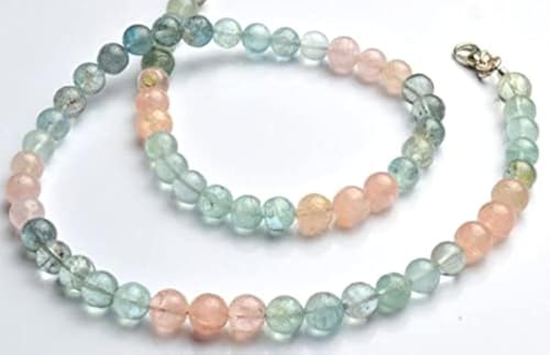 Aigue-marine multicolore LKBEADS : perles rondes de qualité supérieure