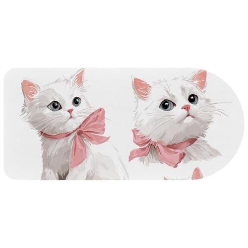 Tapis de souris grand format antidérapant fini les claviers qui glissent