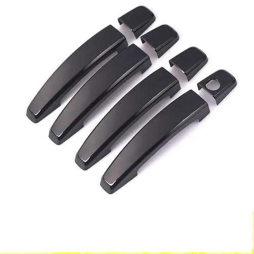 Cubierta cromada negra manija puerta coche Opel Corsa accesorios estilo