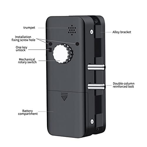 inteligentny zamek do drzwi, Szklany zamek biometryczny do drzwi i ekran dotykowy, sterowanie hasłem za pomocą aplikacji mobilnej, bezpieczny Bluetooth, przednich z klawiaturą numeryczną