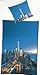 Produktbild Bettwäsche New York "New World Trade Center" Bezug 135x200cm Kissen 80x80cm 100%Polyester mit Reißverschluss
