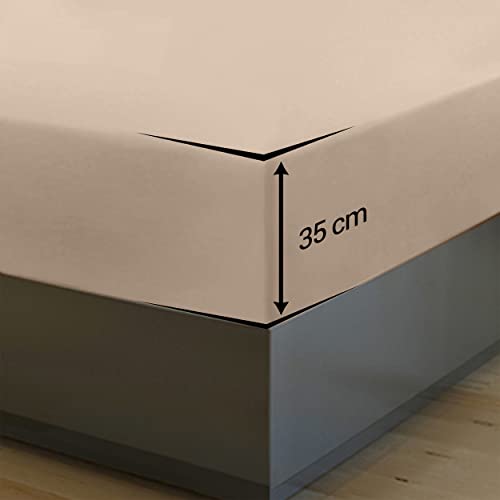 Utopia Bedding 4 Piece King Bedding Set - Duvet Cover, Fitted Sheet with Pillow cases - Soft Brushed Microfiber (Beige)