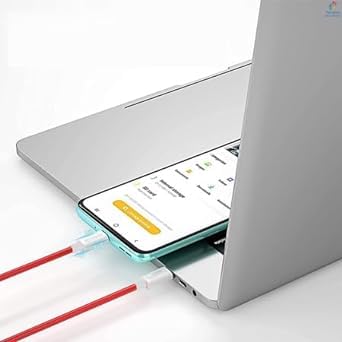 Image of Original 65W SuperVooc USB to Type C Fast Charging Cable for Realme XT | XT 730G | X2 | C12 | Oppo Reno 6 | 5 | Reno 4 Pro 5G Narzo 20A | 6 | 7 | 7 Pro (Only Cable)(White)(VIP-86)