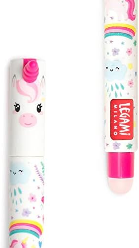 LEGAMI - Erasable gel pen, ball at the end for removing ink without consumption of the film