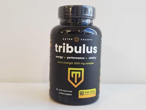 image for NutraChamps Tribulus Terrestris for Men, 2000mg Supplement Booster for