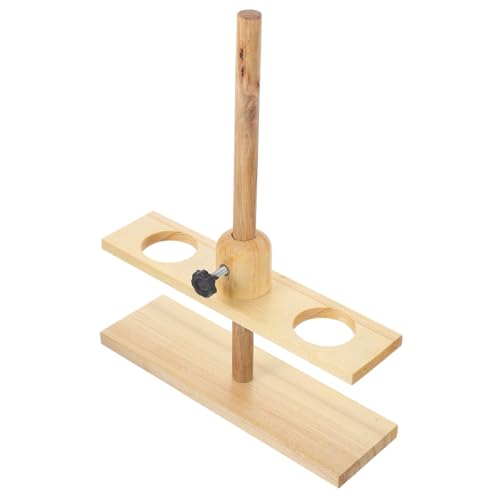 OUNONA 1pc Funnel Rack Experiment Equipment Lab Funnel Holder Tool Chemistry Laboratory Clamp Laboratory Experiment Stand Funnel Support Stand Portable Utensils Science Equipment Wooden