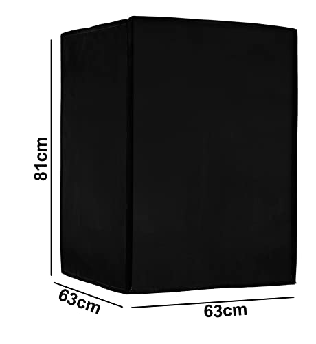Image of Amazon Brand - Umi. Dishwasher Cover Suitable for IFB of 12, 13, 14, and 15 Place Setting (63cmsX63cmsX81cms, Black)