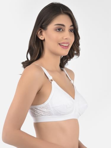 Image of Softline Women's 100% Cotton Wire-Free Non-Padded B-Cup Bra Combo | Full Coverage, Breathable & Skin-Friendly for All-Day Comfort | Supportive Fit for Daily & Casual Wear | Pack of 2