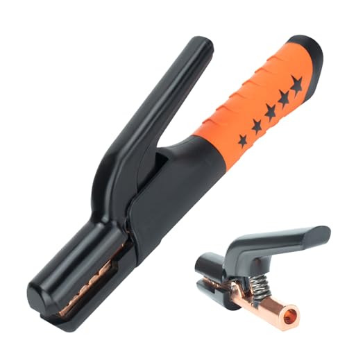 Portaelectrodos - Abrazadera de electrodos | Alicates de soldadura: alicates de soldadura forjados engrosados ​​de cobre puro 1000A de estilo europeo que son ideales a prueba de caídas y resistentes a