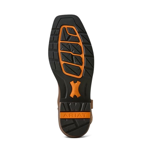 Ariat Men's Ironside Square Toe Steel Toe Work Boot, Rye Brown/Tan, 9 Wide2