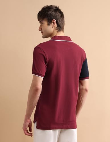 Image of U.S. POLO ASSN. Slim Fit Polo T Shirts for Men - 100% Cotton, Half Sleeves Mens Tshirt
