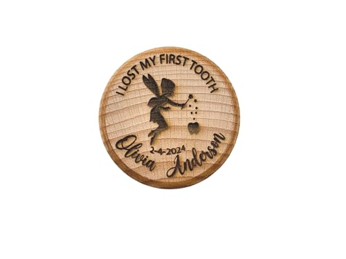CHEERZEER CUSTOMIZE Tooth Fairy Box for Girls Boys Personalized, Stores