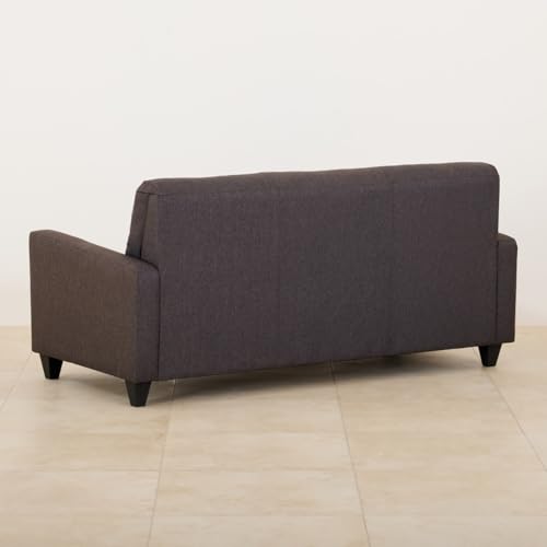 Image of Home Centre Helios Clary Nxt Brown Fabric 3+2 Sofa Set