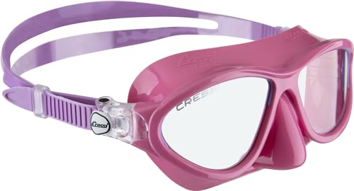 Image of Cressi Kids Comfortable Silicone Mask with Adjustable Strap, for Snorkeling and Pool - for Children 5 to 10 years old - Moon: made in Italy