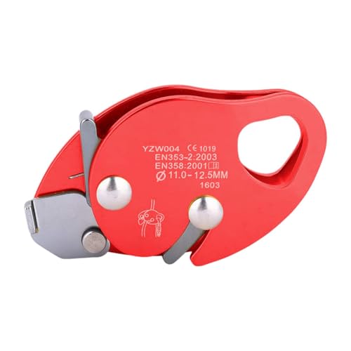 Rappel securite aluminium resistant blocage corde escalade et antichute randonnee