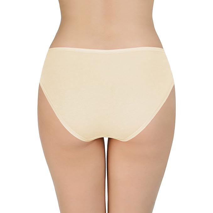 Image of LOURYN KOULYN Solid Low Rise Cotton Bikini Panty Pack(Pack of 3)