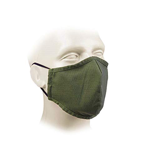 Copytec Army Maske für Mund-Nase Oliv Bundeswehr grün Abdeckung Gesicht BDU Stoff S35228