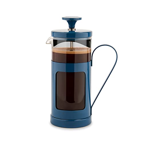 La Cafetière Monaco Glass/Stainless Steel Cafetière 3 Cup (Blue), 35ML - Image 2