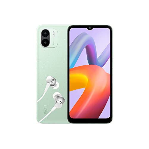 Xiaomi Redmi A2 Smartphone, 2/32 GB, sin contrato, pantalla HD de 6,52', 5000 mAh, MediaTekHelio G36, cámara dual AI de 8 MP, Dual SIM, verde (Reacondicionado)