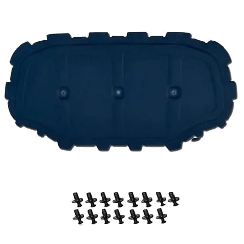 Doublure thermique capot Golf Mk8 GTE : tapis isolant en coton pour moteur haut de gamme