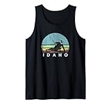 Photo Gallery idaho - illustrazione di sci, stile retrò vintage idaho canotta Photo Gallery idaho - illustrazione di sci, stile retrò vintage idaho canotta