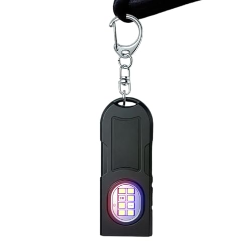 Mini linterna llavero | Lámpara de clip portátil impermeable | Lámpara de bolsillo recargable magnética con 5 modos de iluminación – para camping, senderismo, exterior, mochila, casa y garaje