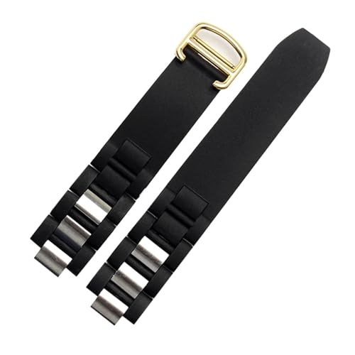 [VFuł] JeBG 21 NmXJtΉ VRe[v 20mm×10mm ubNo[pvoh Vo[ߋt(Black-Gold Buckle)