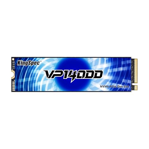 Amazon | KingSpec SSD 2TB M.2 NVMe SSD Gen 5.0 最大読込14000MB/s