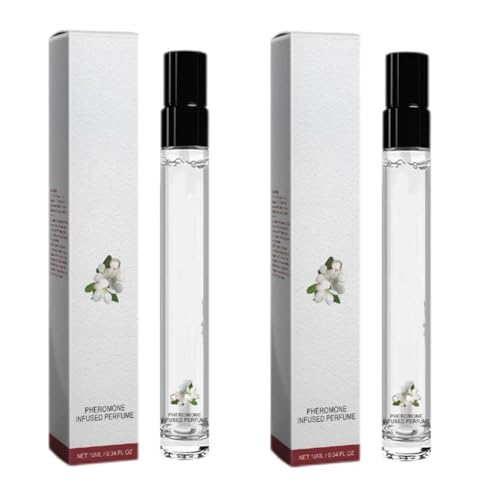 Colonia de Feromonas para Hombre - Fragancia Fresca y Amaderada de Jazmín, de Larga Duración, 10 ml, Perfume Portátil, Perfecto para Negocios, Citas y Salidas Sociales