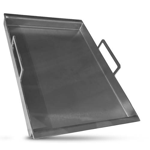 BABOSSA Grill Plancha aus V2A Edelstahl – Erstklassige Verarbeitung & perfekte Hitzeverteilung – kompatibel mit jedem Rösle Modell – Teppanyaki Platte 100% Made in Germany