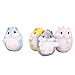 01 02 015 Jouet en Peluche Hamster 4 Couleurs différentes Porte-clés en Peluche en Forme de Mignon 10x8cm/3.9x3.1 Pouces pour Les Cadeaux d'anniversaire à la Maison