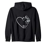 Book Lover Heart of Books Design Reading Literature Fiction Zip Hoodie