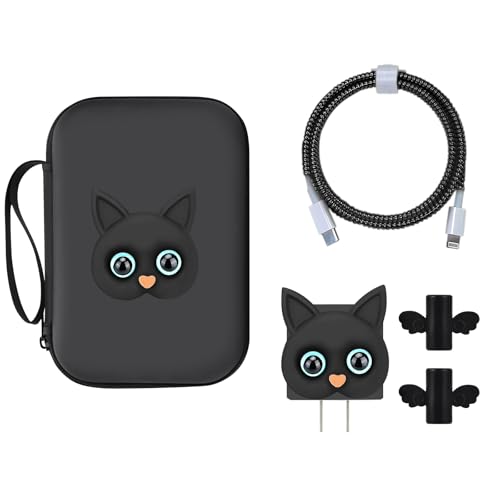 Protector de cables para iPhone contra roturas con bolsa de viaje