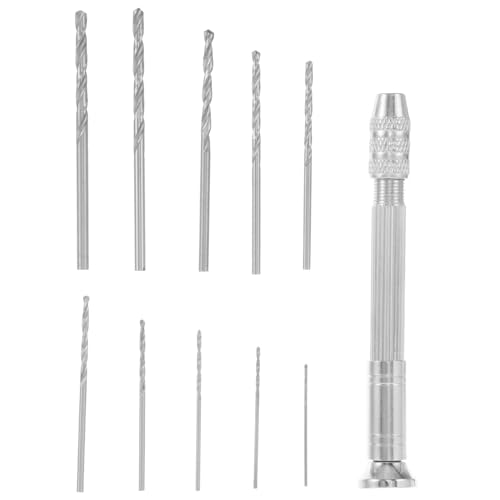 DECHOUS Manueller Nagelbohrer Metallbohrer Nail Drill Kit für...