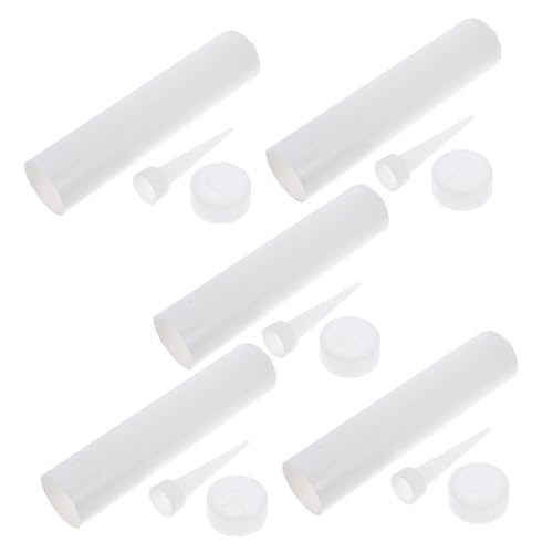 5 tubos recargables grandes para sellador con boquilla ajustable miniatura 1
