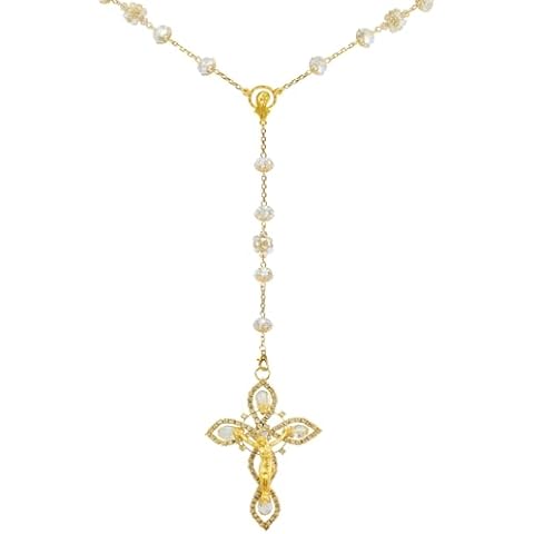 VINETEN Lazo Para Boda - Wedding Lasso Set - Elegant Crystal Rosary for Church Weddings - Symbolize Unity in Your Catholic Ceremony - A Cherished Wedding Gift for Newlyweds Cover