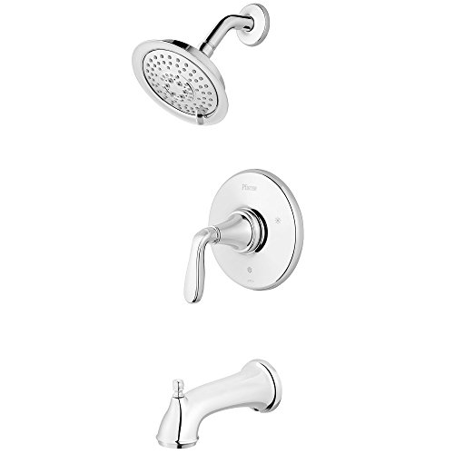 Grifo para bañera y ducha de una sola palanca Pfister Northcott LG89-8MGC, solo terminación, cromo pulido miniatura 1