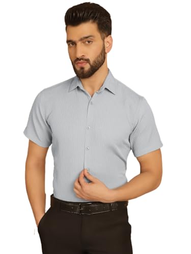 Image of Indian Needle Men's Striped Regular Fit Shirt