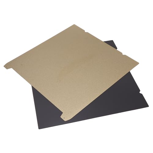 Double Sided Print Bed Smooth PET Carbon Fiber Textured PEI Sheet with Magnetic Build Plate for 3D Printer