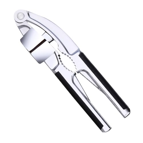 Cabilock Prensa De Ajo y Cascanueces Multifuncional 2 1, Aleación De Aluminio Sólida, Fácil Limpieza, Picadora Para Ajo, Jengibre y Nueces, Utensilios De Cocina Profesionales